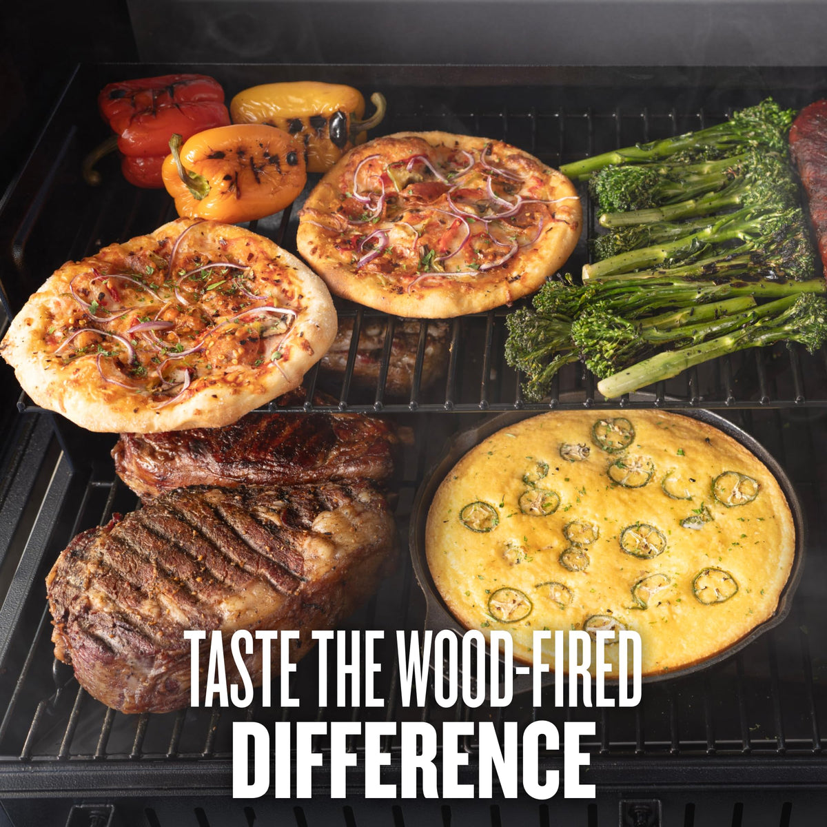Traeger Woodridge Pro 970-square-inch cooking area enables cooking for family and friends