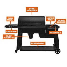 Traeger Woodridge Pro app control enables smart grilling from anywhere