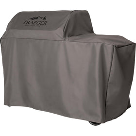Traeger Woodridge Pro cover fits P.A.L. rail and tools securely.