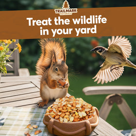 Trailmark Naturals outdoor feeding peanuts for wildlife stations.