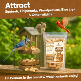 Trailmark Naturals USA-grown peanuts ensure fresh wildlife nutrition