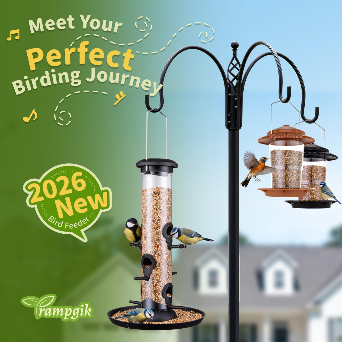 TrampgiK gift-ready bird feeder for Mother's Day