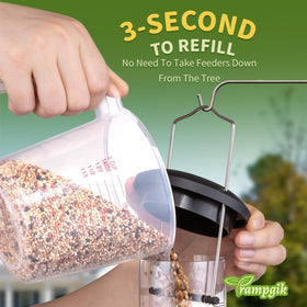 TrampgiK easy tool-free setup with foldable tray