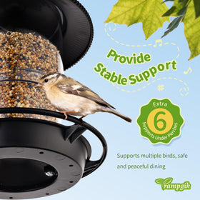 TrampgiK rainproof and leak-proof design protects seeds outdoors.