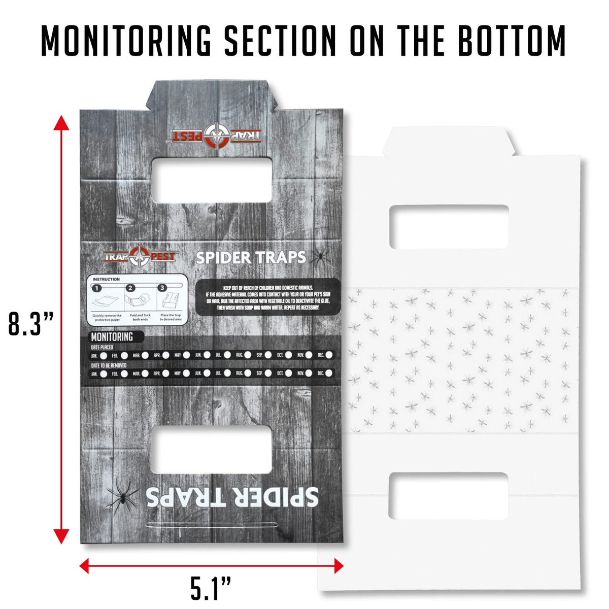 TRAP A PEST 30-trap set ready for continuous indoor pest monitoring and control