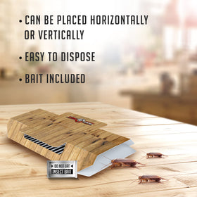 TRAP A PEST bait pouch included in each roach trap