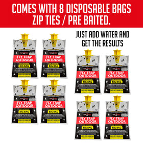 TRAP A PEST disposable bag simplifies disposal after traps fill.
