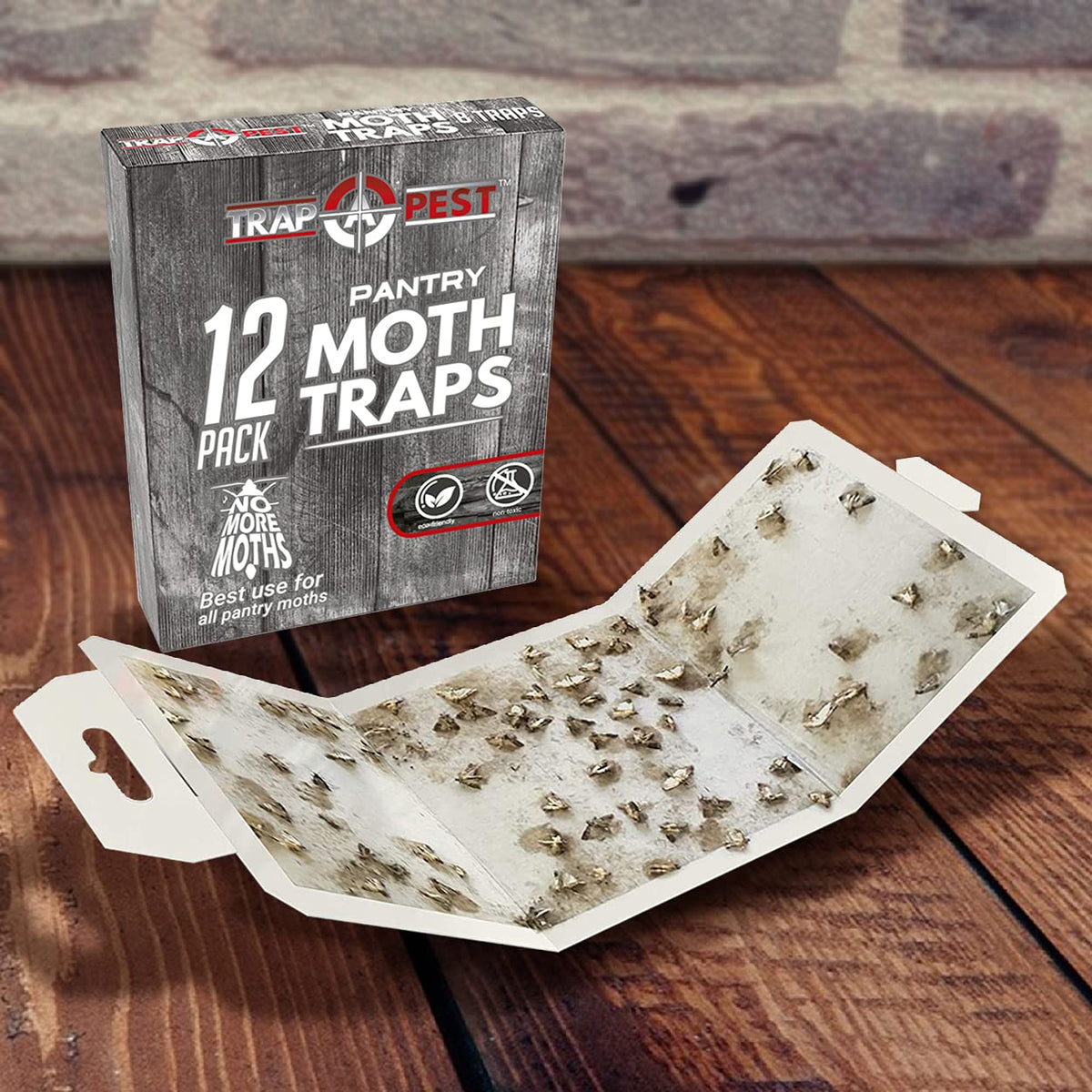 TRAP A PEST design blends with kitchen cabinets, minimizing visible clutter.