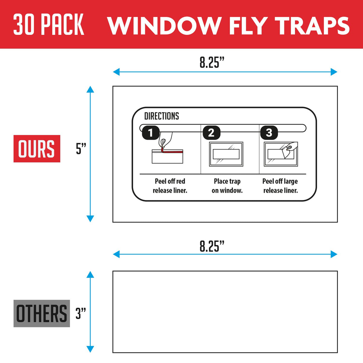 TRAP A PEST no-residue removal after trap removal on window