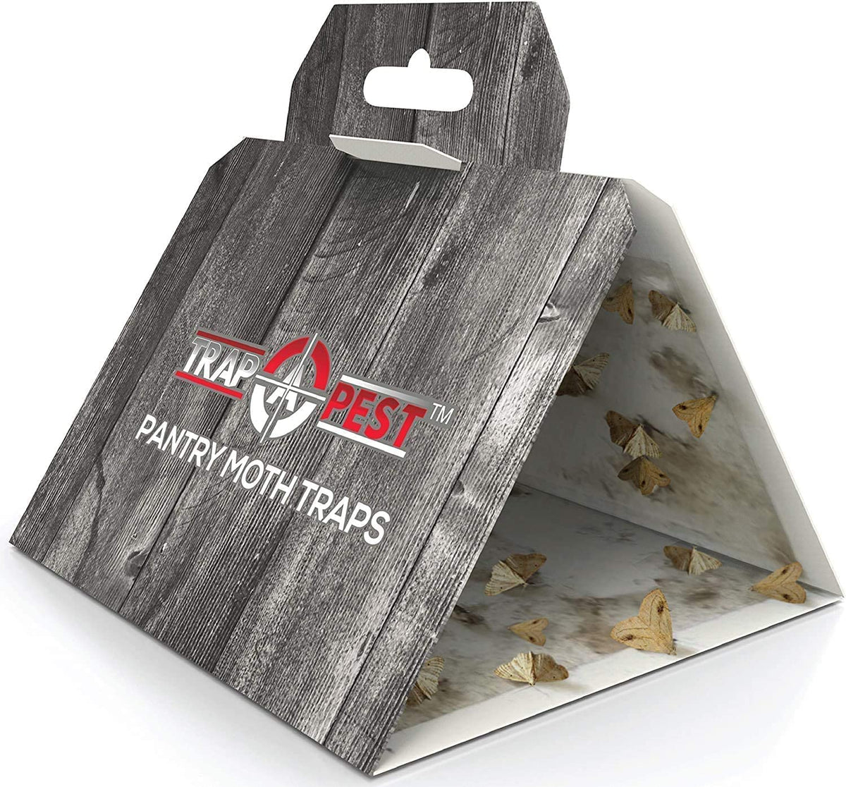 TRAP A PEST traps grains and flours from pantry moths.