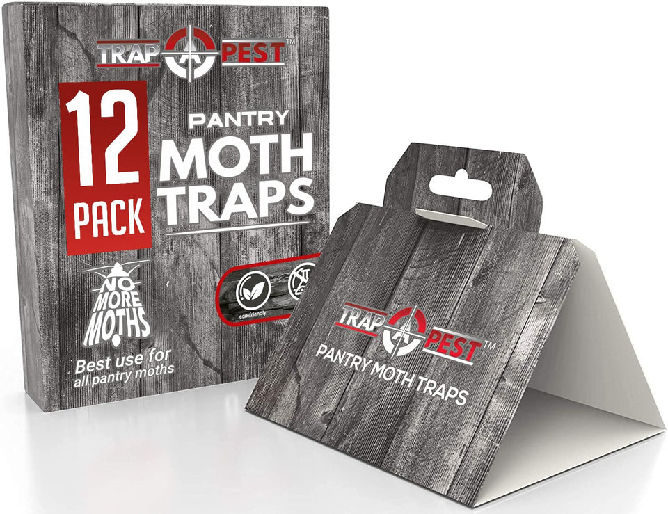 TRAP A PEST pantry moth traps pack ready for cabinet placement protects dry foods.