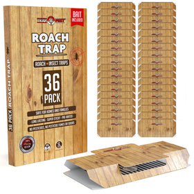 TRAP A PEST roach traps indoor sticky 36-pack for cockroach capture