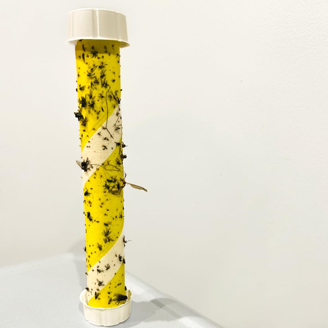 Trappify 90-Day Durable Fly Stick demonstrated for long-lasting use.