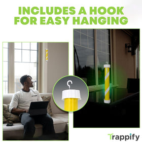 Trappify Bait-Ready Fly Trap allows quick setup and ongoing protection