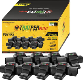 TRATPER mouse tunnel trap covered design protects children and pets.