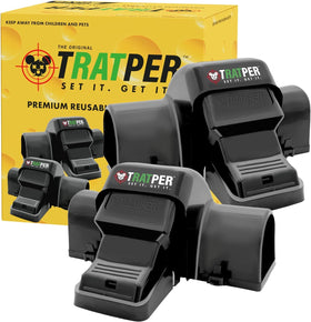 TRATPER trap with dual-tunnel design for safer indoor use.