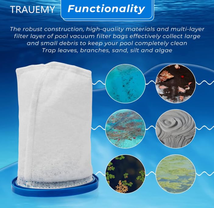 TRAUEMY X-treme filter bag with double stitching for durability in use.