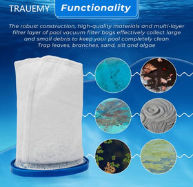 TRAUEMY X-treme filter bag with double stitching for durability in use.