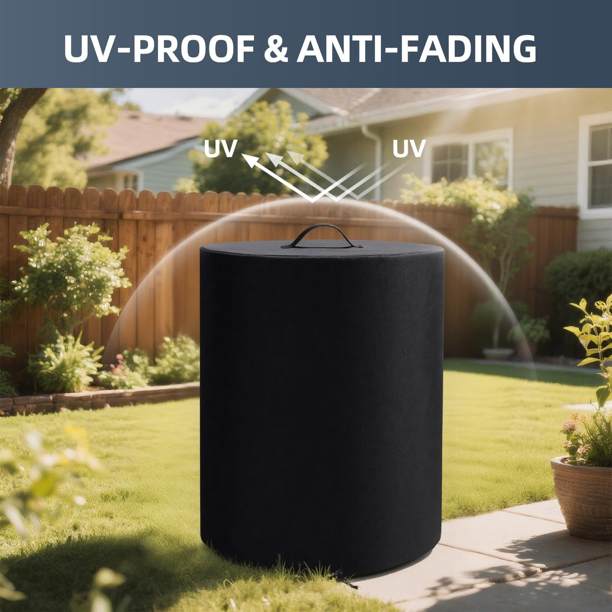 TRAVELIT Ninja Fireside 360 cover UV protection closeup preserves color under sun