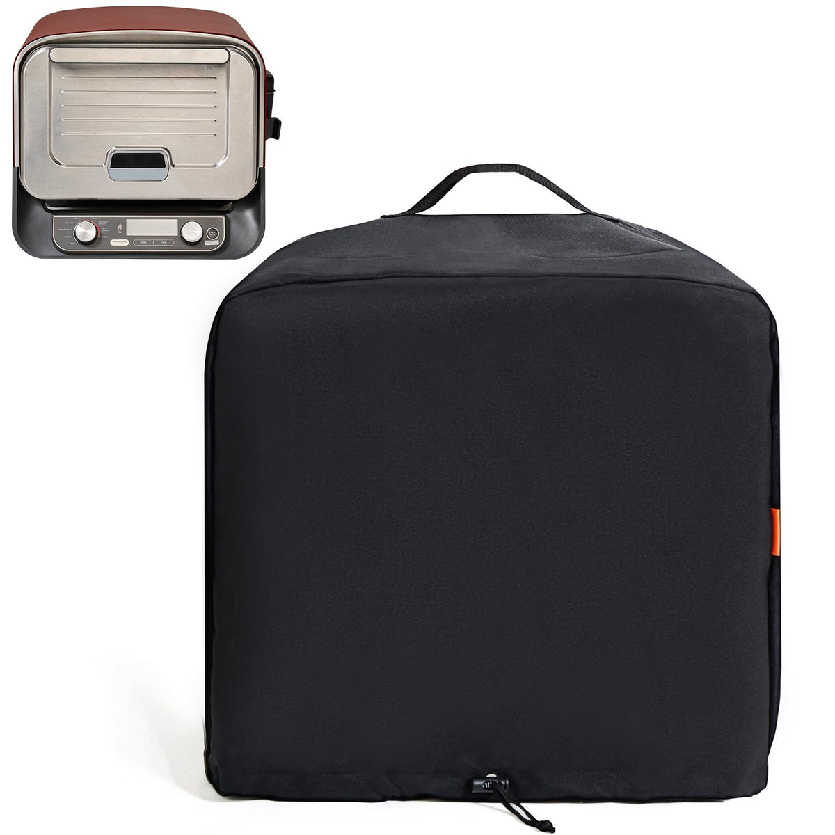 Travelit Ninja OO101 oven cover shields the outdoor oven from rain and dust