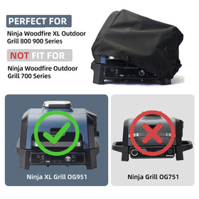 TRAVELIT Ninja Woodfire Pro XL cover windproof closure shielding OG951 from gusts