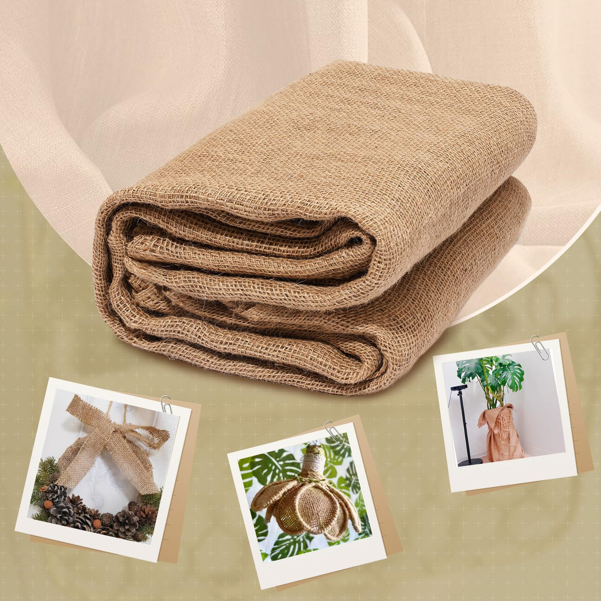 TravLand burlap weed barrier protects garden beds while allowing airflow.