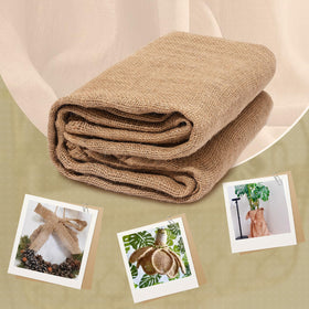 TravLand burlap weed barrier protects garden beds while allowing airflow.