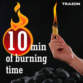 Trazon weather resistant fire starter helps lighting even in rain or wind
