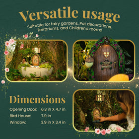 Tree Poetry eco-friendly paint close-up on durable garden decor