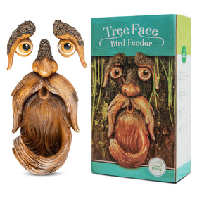 Tree Poetry garden tree face decor brightens outdoor spaces and gifts-ready.