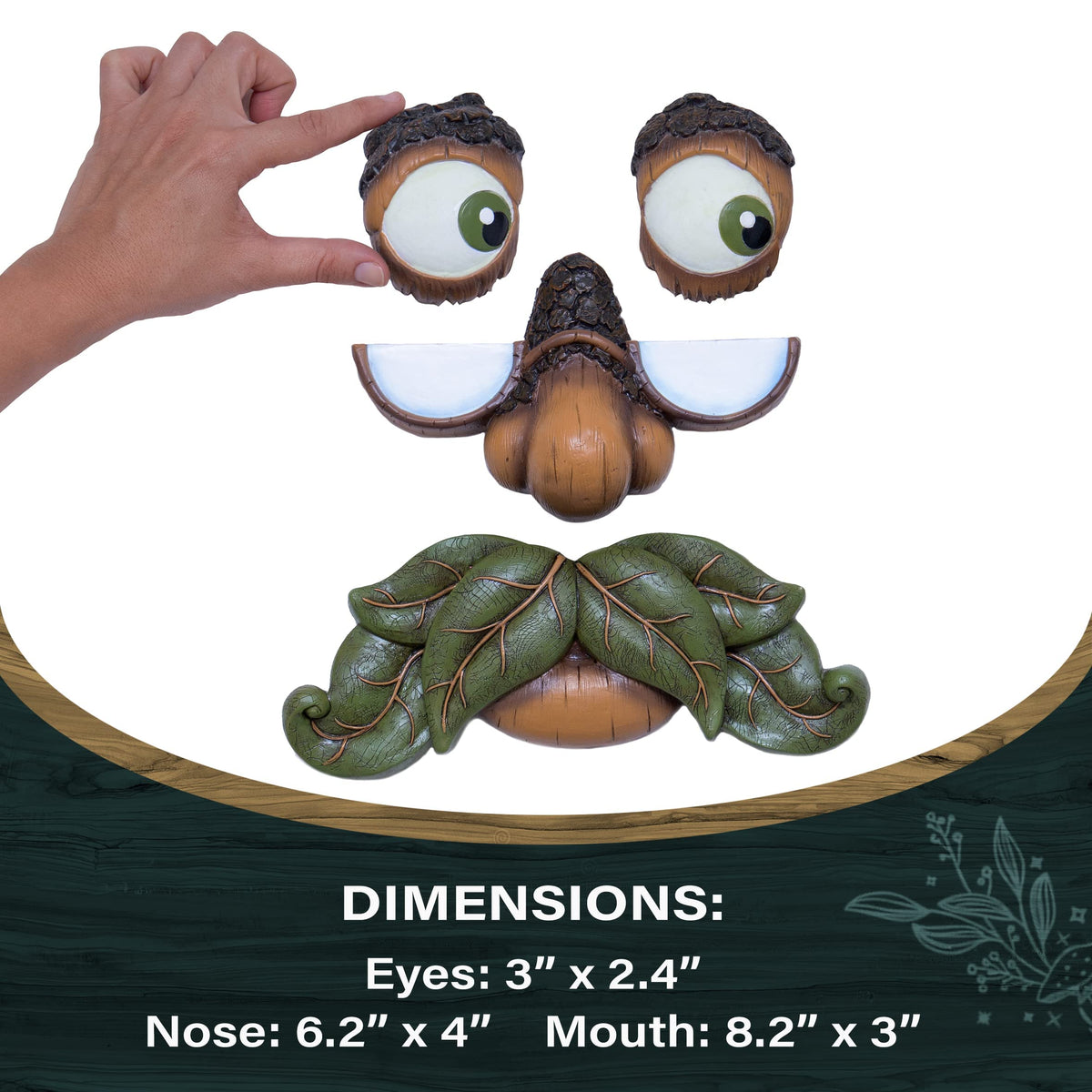 Tree Poetry old man tree hugger art enhances yard charm.