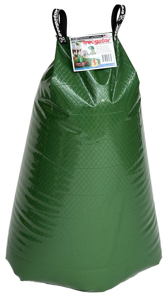 Treegator Original watering bag on a tree delivering deep, slow irrigation for root saturation