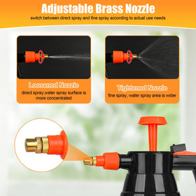 TREEHAC brass nozzle adjustable spray offers mist or direct stream
