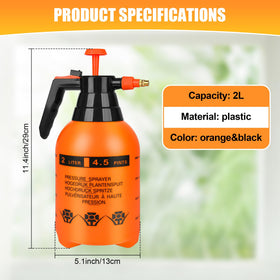 TREEHAC half-gallon sprayer with transparent tank for easy level checks