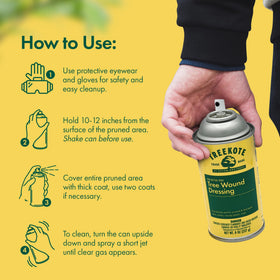 Weatherproof plant protection from Treekote guards shrubs and vines.
