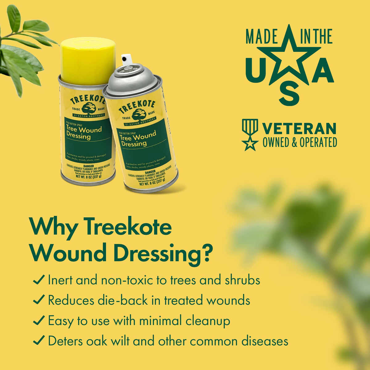  Treekote wound sealer used for multi-use plant wound protection tasks.