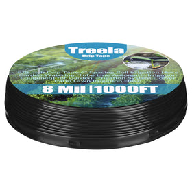 Treela drip tape roll 1000 ft with 6 inch spacing for uniform irrigation