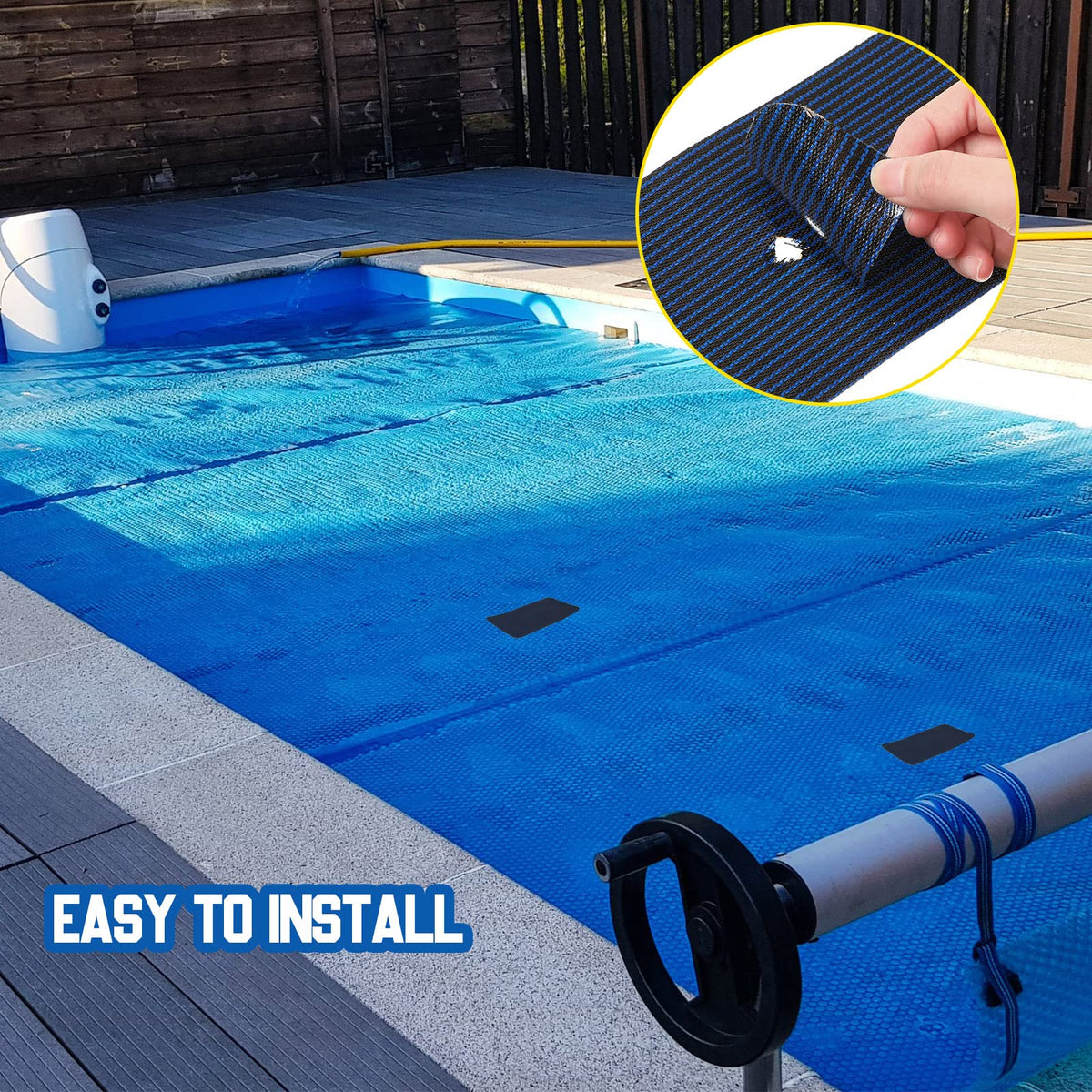 Treela patch kit compatible with mesh and solid covers