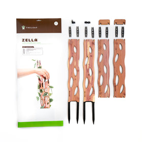 Treleaf Zella end cap clip secures extensions for a clean finish.