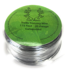Trellis Anchors trellis wire 175ft coil provides sturdy plant support.