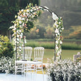 Trellume Garden Arch decorates with lights for magical evenings.