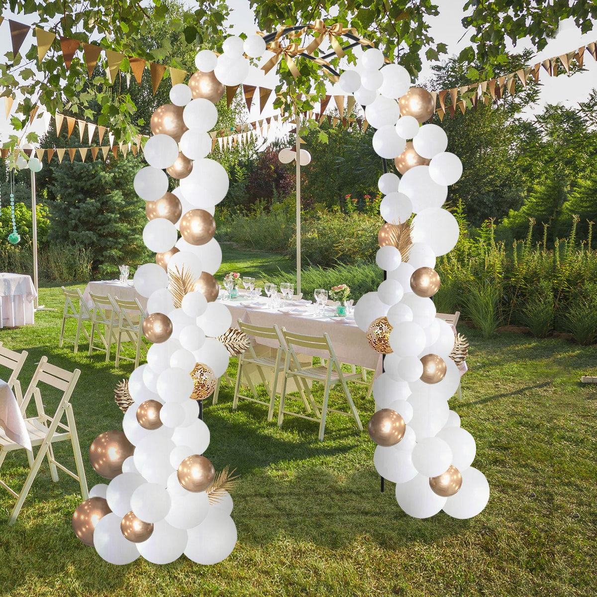 Trellume Garden Arch is easy to assemble and relocate.