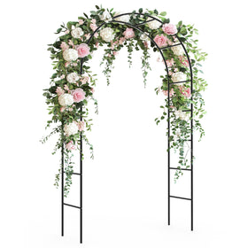 Trellume Garden Arch trellis supports climbing roses with sturdy durability.