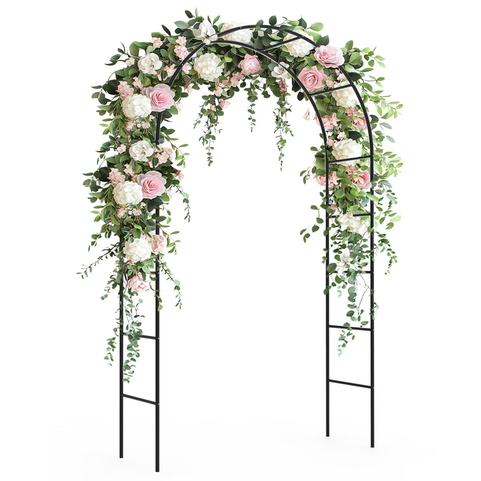 Trellume Garden Arch trellis supports climbing roses with sturdy durability.