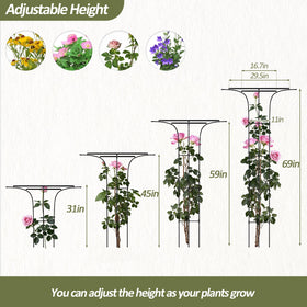 Trellume Trellis suitable for indoor and outdoor use with pots.