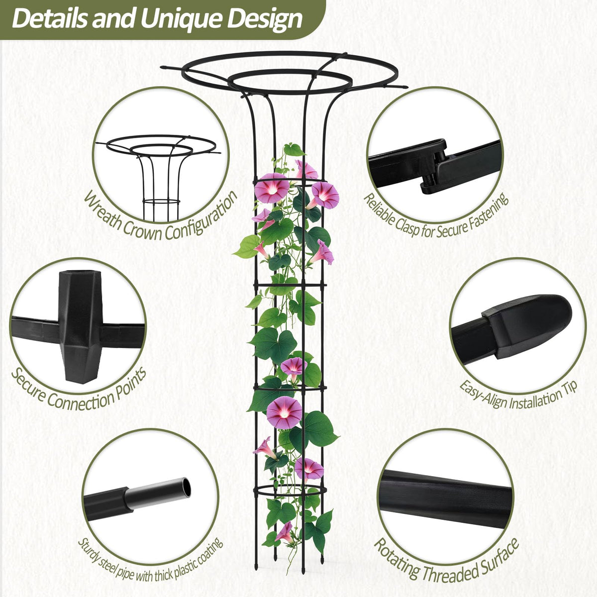Trellume Trellis versatile garden solution for roses, vines, jasmine.