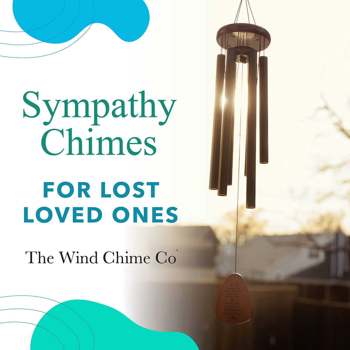 Trend Jockey wind chime CO garden decor in outdoor space