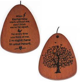 Trend Jockey wind chime CO premium pinewood frame detail