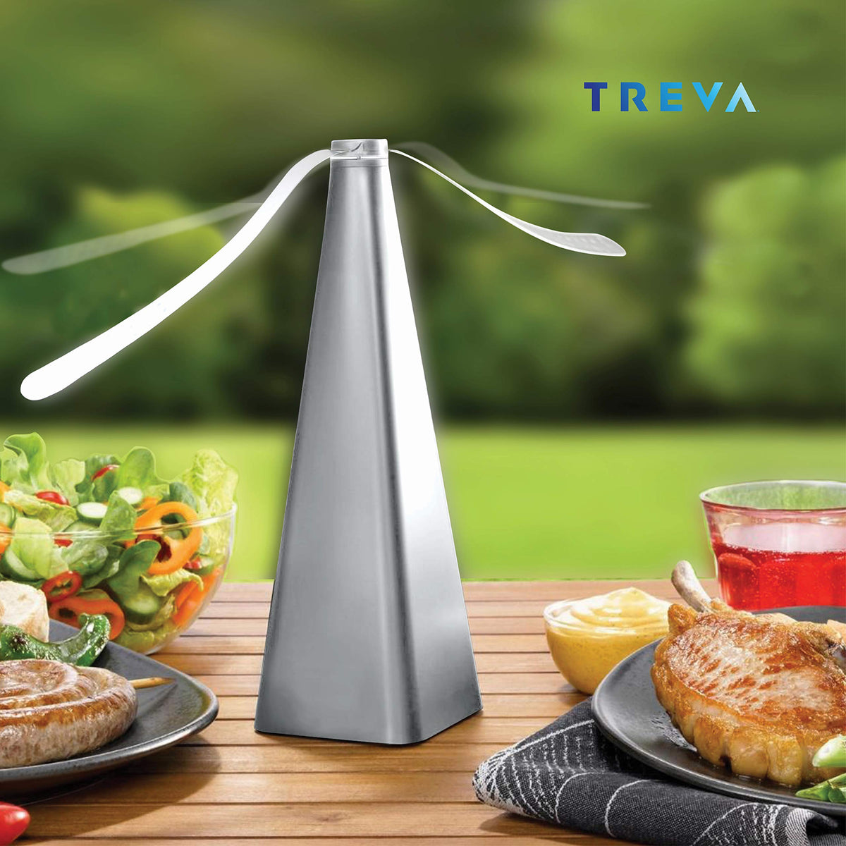 Treva Bug Fan pack-of-2 offers value for multi-area protection.