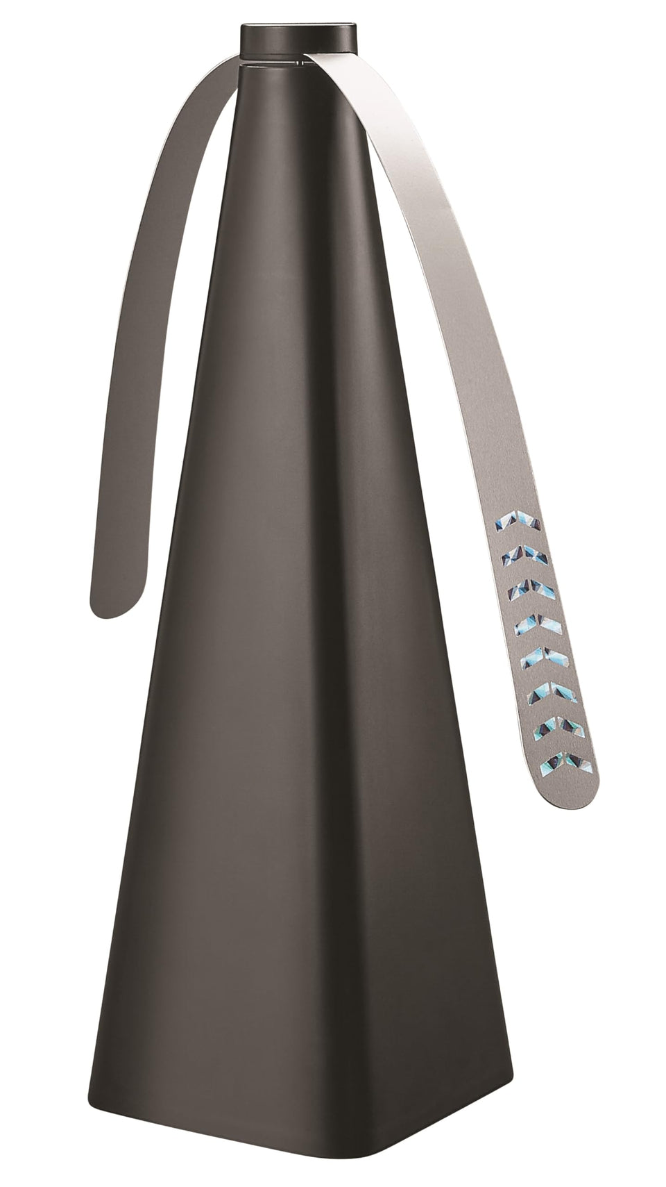 Treva rechargeable bug fan portable in action outdoors.